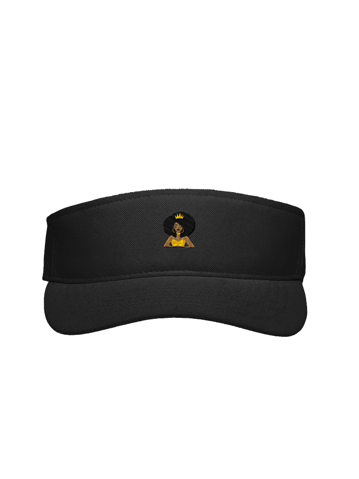 Crowned Afro Flexfit Visor product image (3)