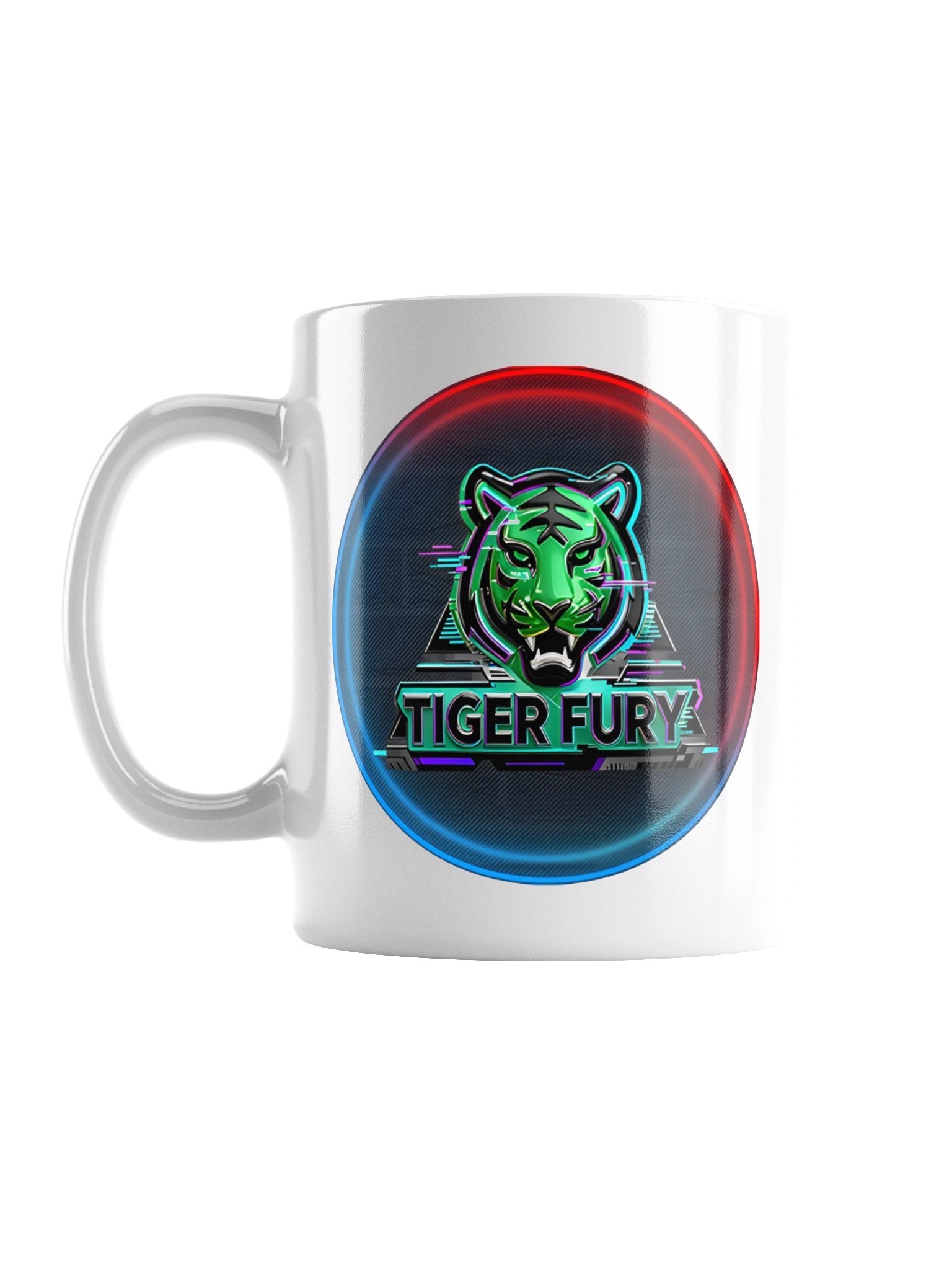 Tiger Fury Neon Tiger Mug product image (1)