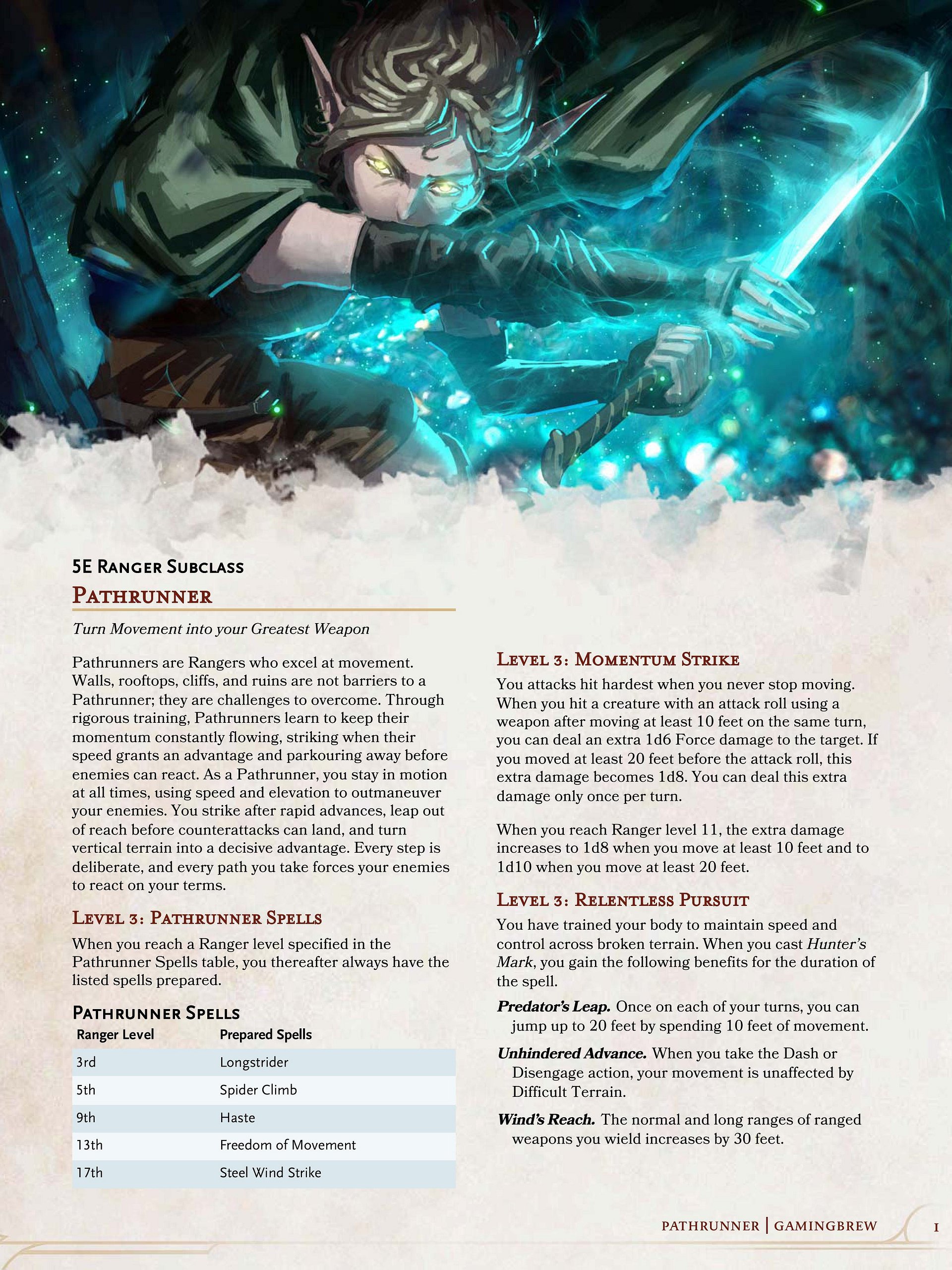 Pathrunner | 5.5E Ranger Subclass product image (2)