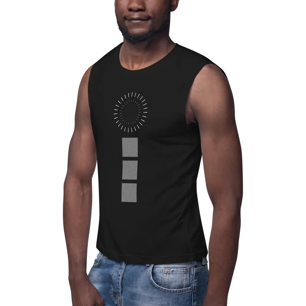 Squares and circle Muscle Tank product image (8)