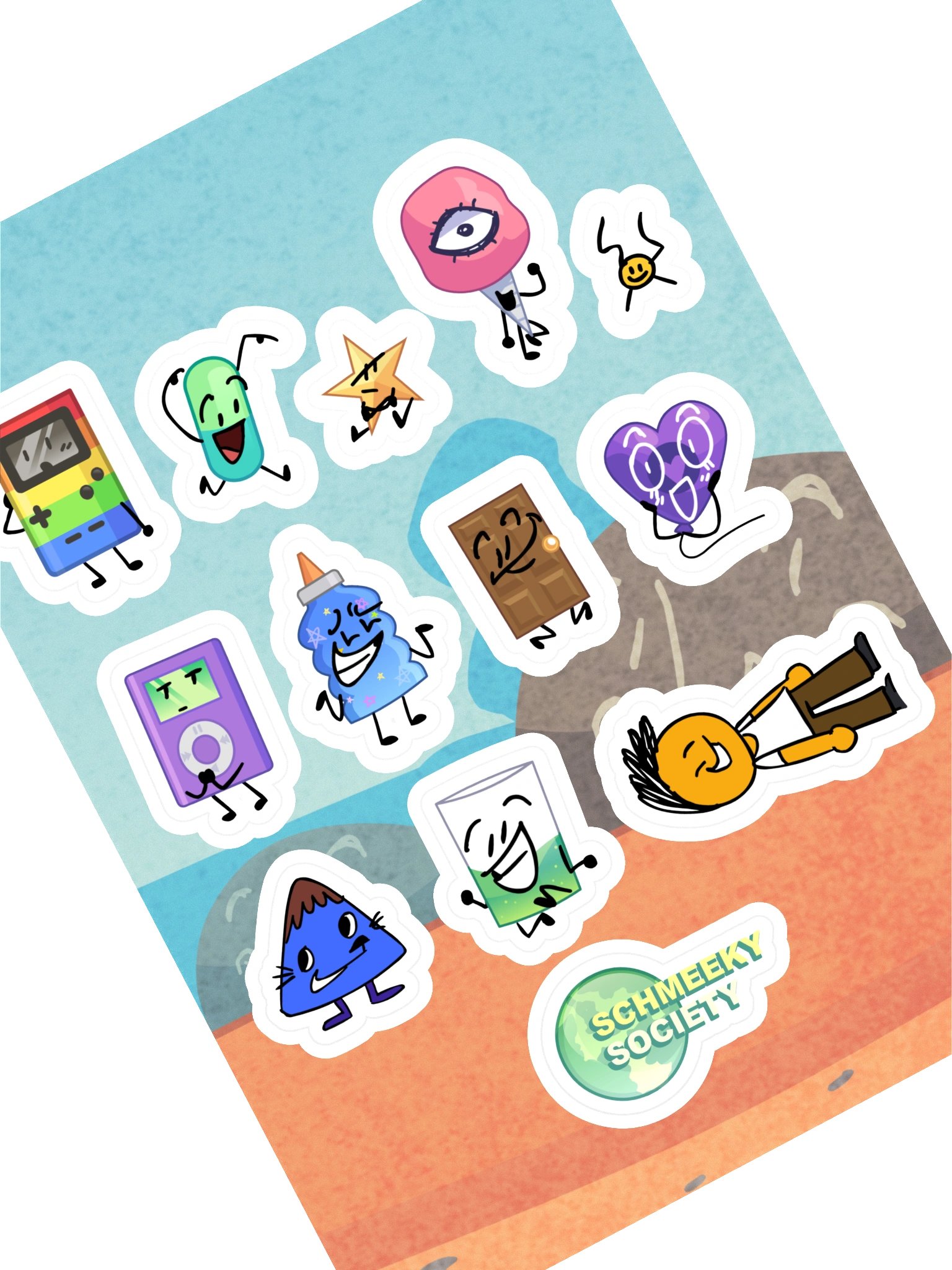 Schmeeky Society Cast Stickers product image (1)