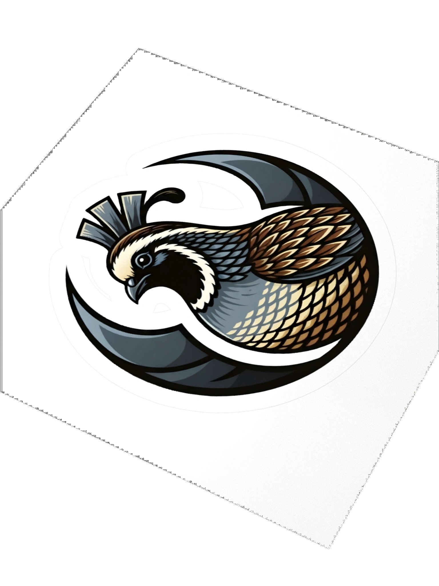 Rebel Quail Kiss Cut Stickers product image (7)