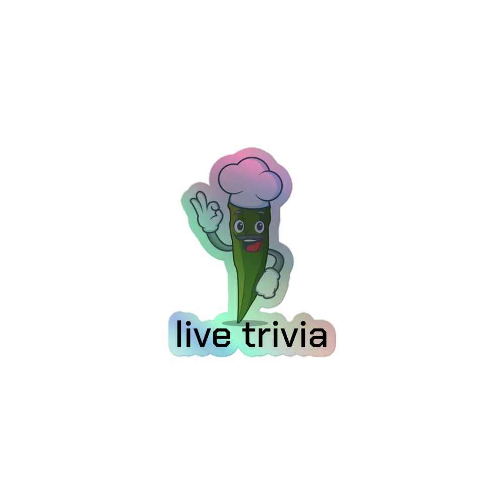 Live Trivia Holographic Stickers product image (1)