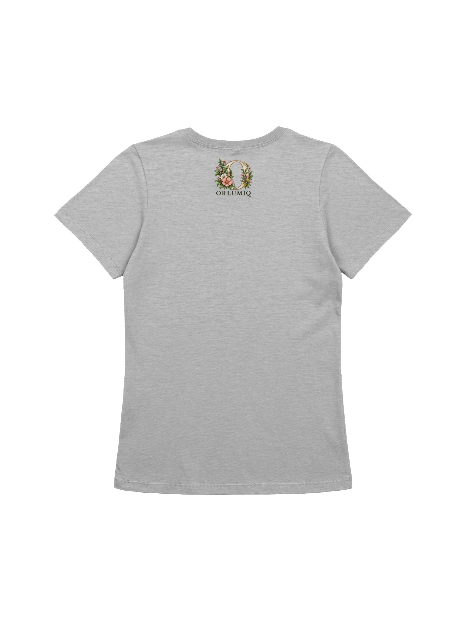 ORLUMIQ Explore Adventure T-Shirt | Women's Mountain & Wildflower Graphic Tee – Athletic Heather product image (3)