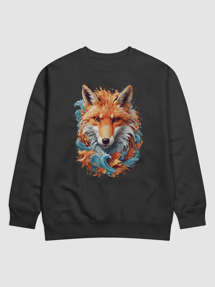 Surfing Fox Stay Wild Sweatshirt product image (2)