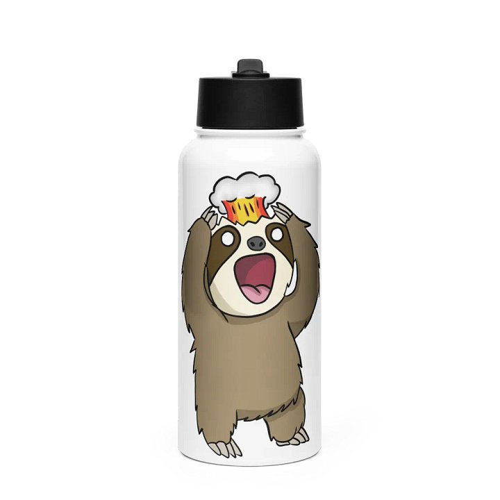 Stainless Steel Water bottle With Straw - Mind Blown product image (1)