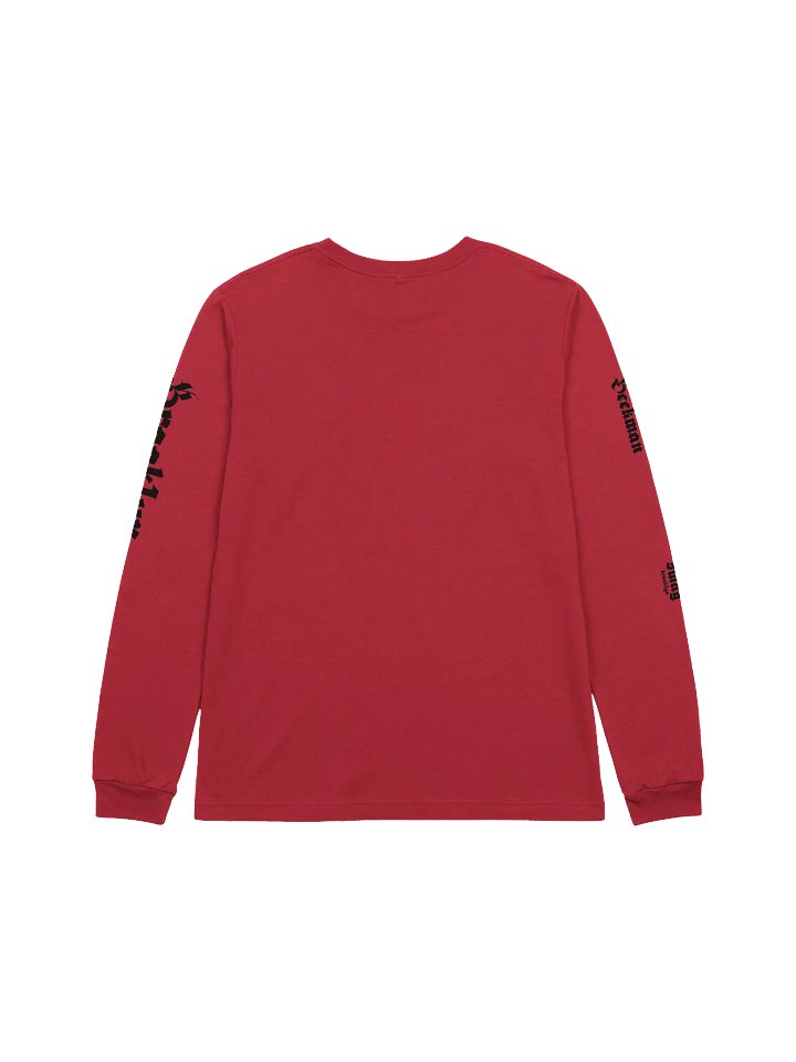 Flatbush Dragon Maroon Long sleeve t-shirt product image (2)