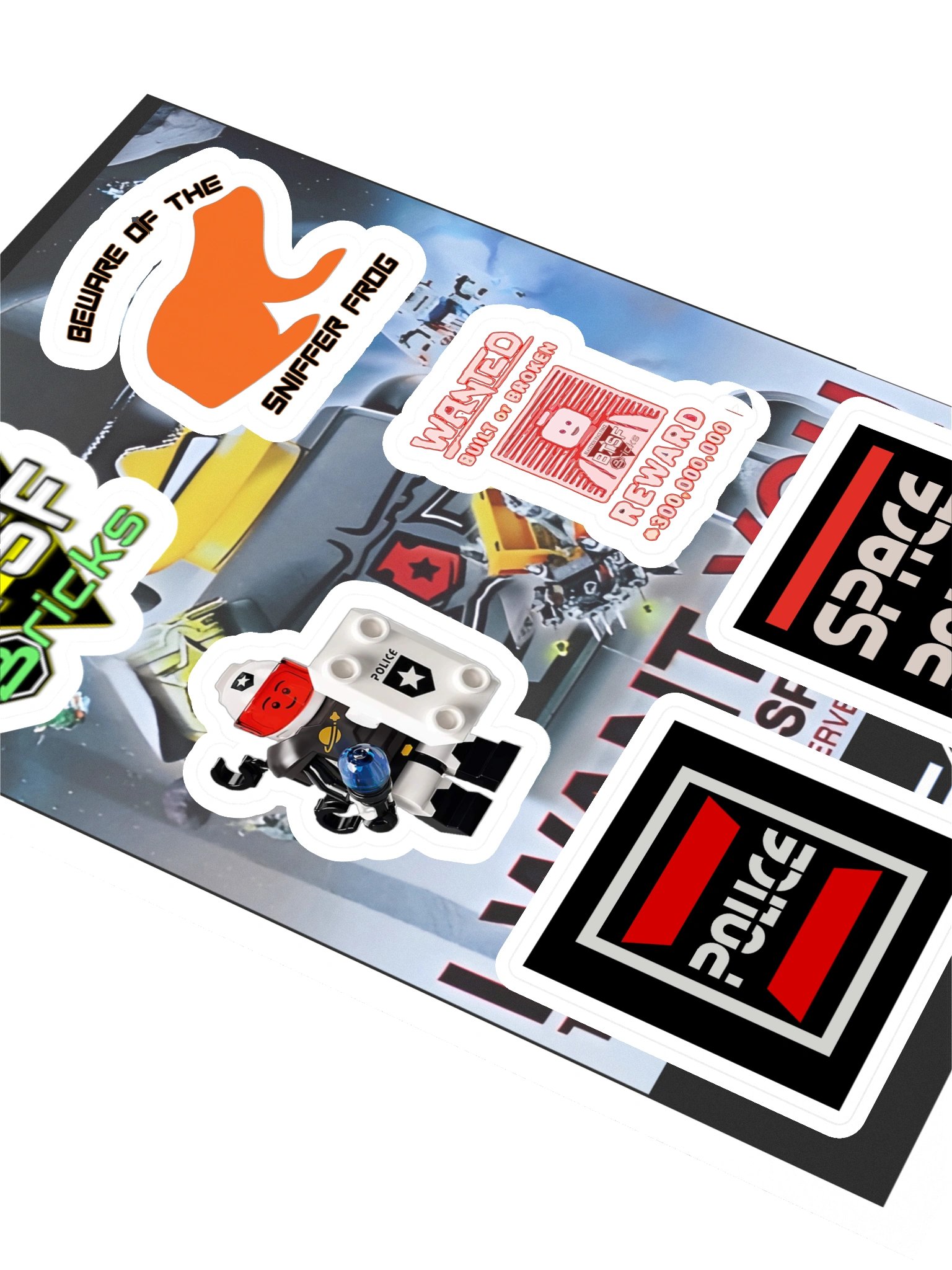Space Police Sticker Pack product image (2)