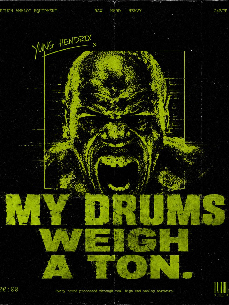 MY DRUMS WEIGH A TON. — DRUM KIT 001 product image (1)