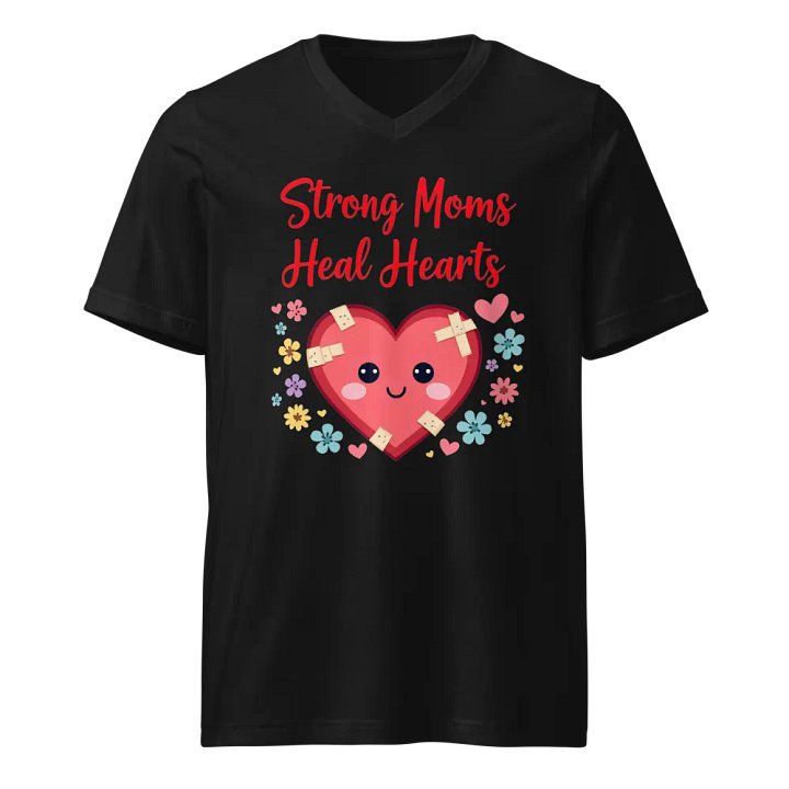 Strong Moms, Healing Hearts V-Neck Tee product image (1)