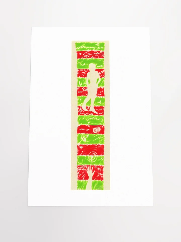 Woman in Red & Green 01.10.90 print product image (2)