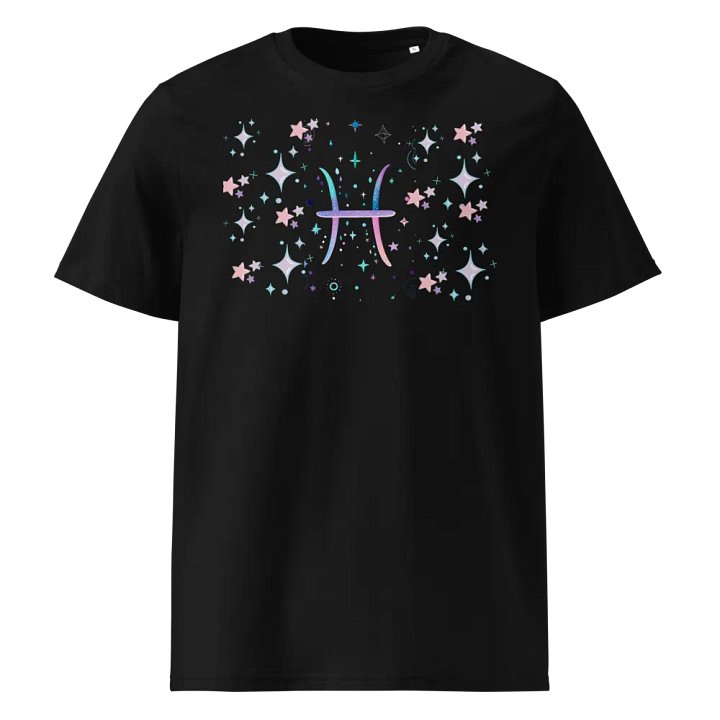 Pisces, Pastel Pisces Glyph, Tee product image (1)
