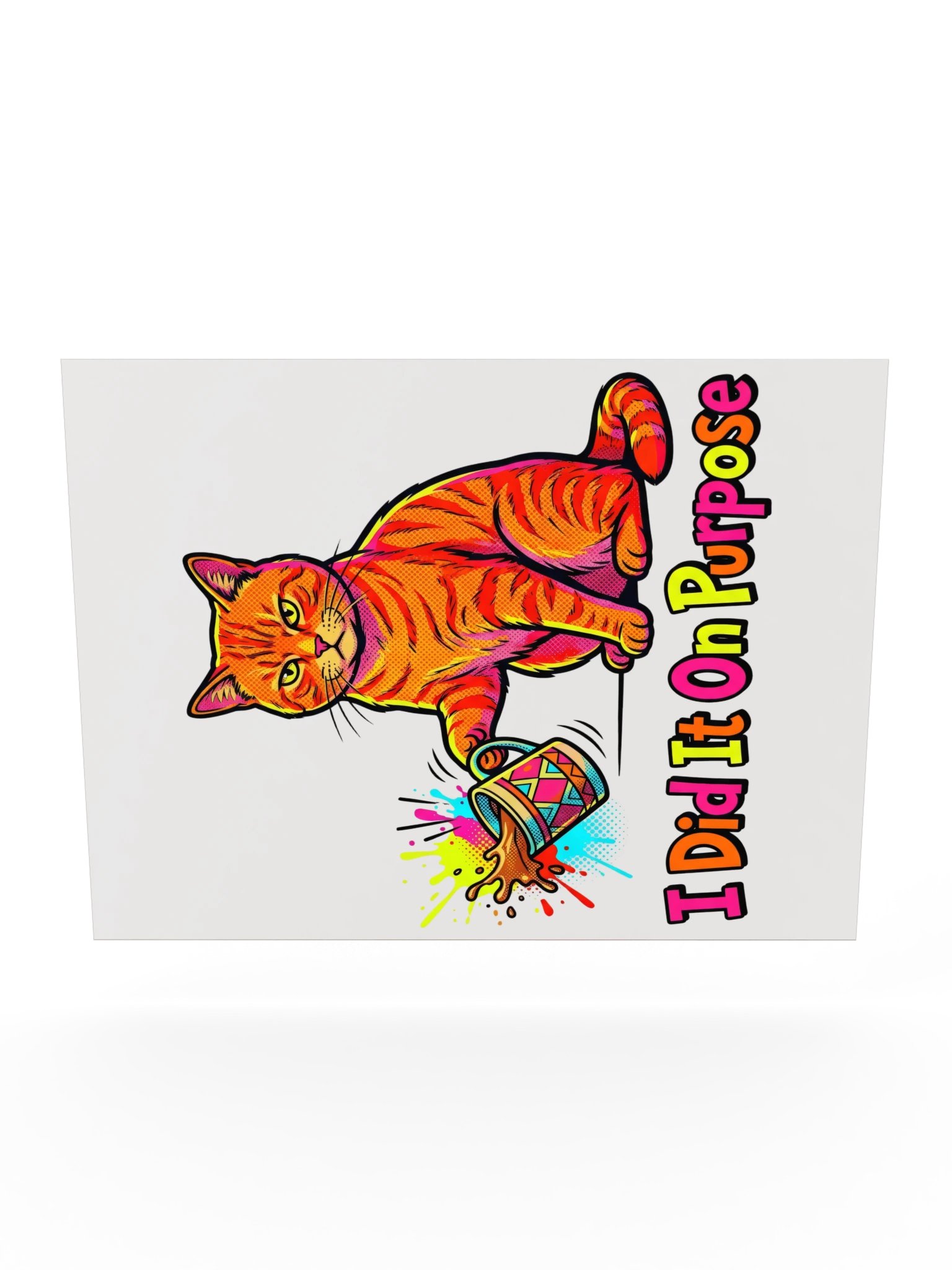 On Purpose Cat Poster product image (24)
