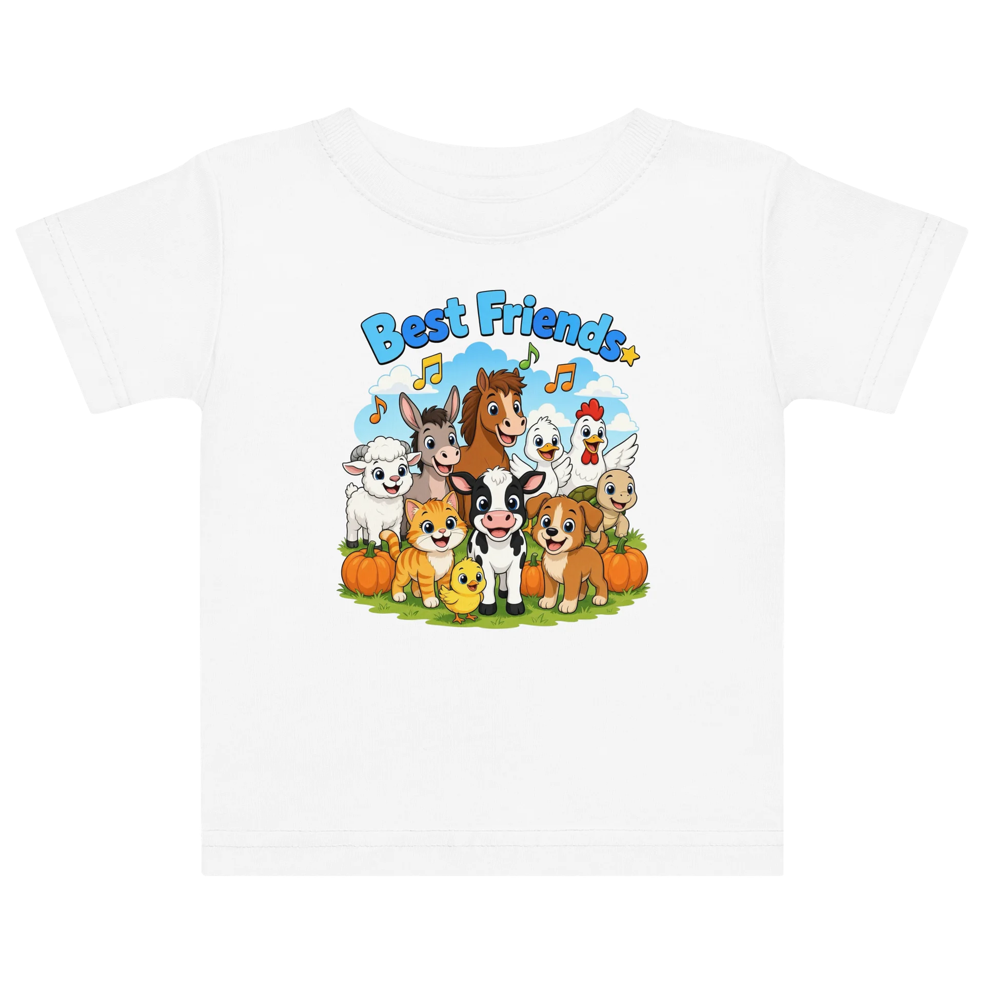 Best Friends Farm Animals Baby Tee product image (1)