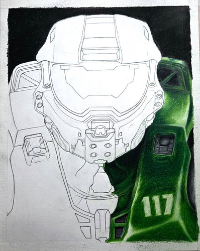 Master Chief WIP

#art #streamer #wip