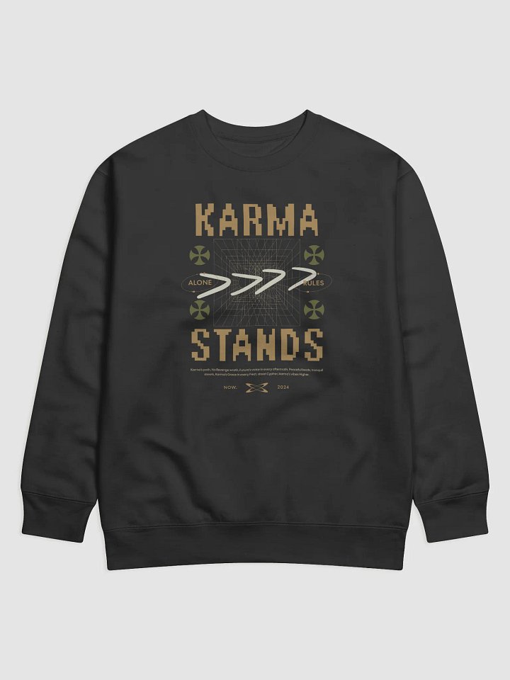 Karma Stands Geometric Sweatshirt product image (1)