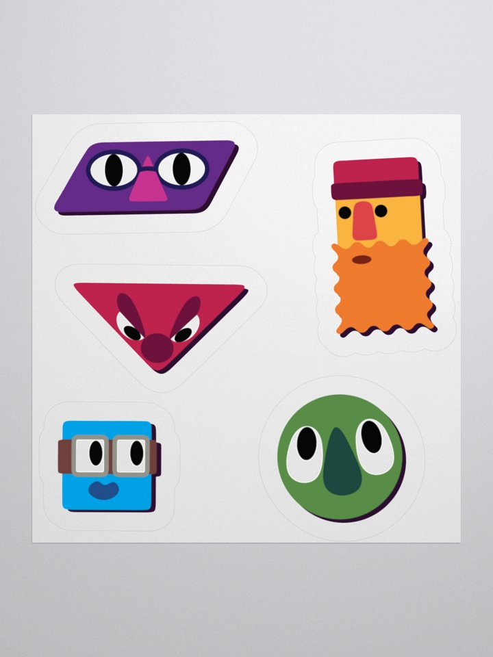 GAJCU SHAPES - stickers product image (1)