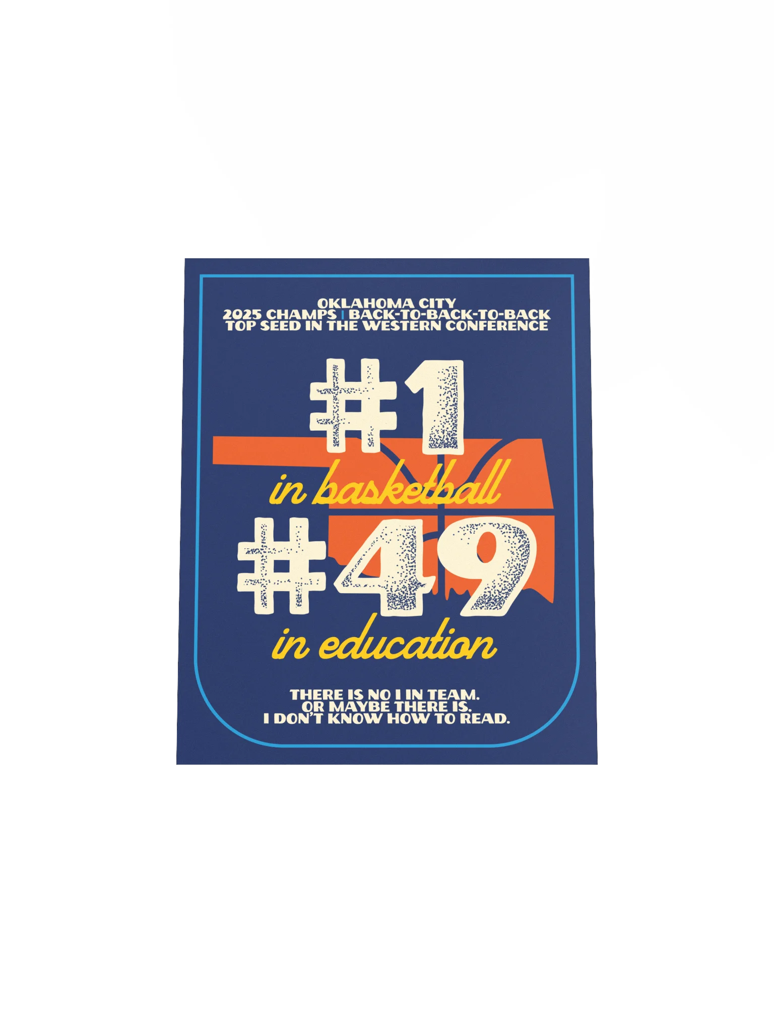 Oklahoma State Rankings Art Print product image (8)