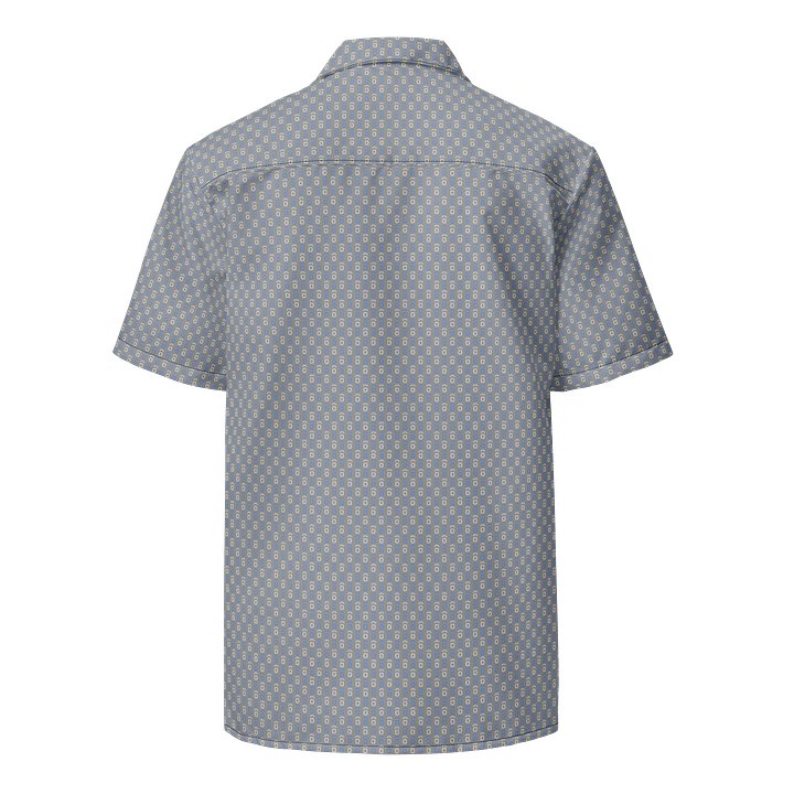 OVTLYR ALL OVER PRINT - BUTTON DOWN - RUNS VERY BIG (ORDER NEXT SIZE DOWN) - Grey product image (2)