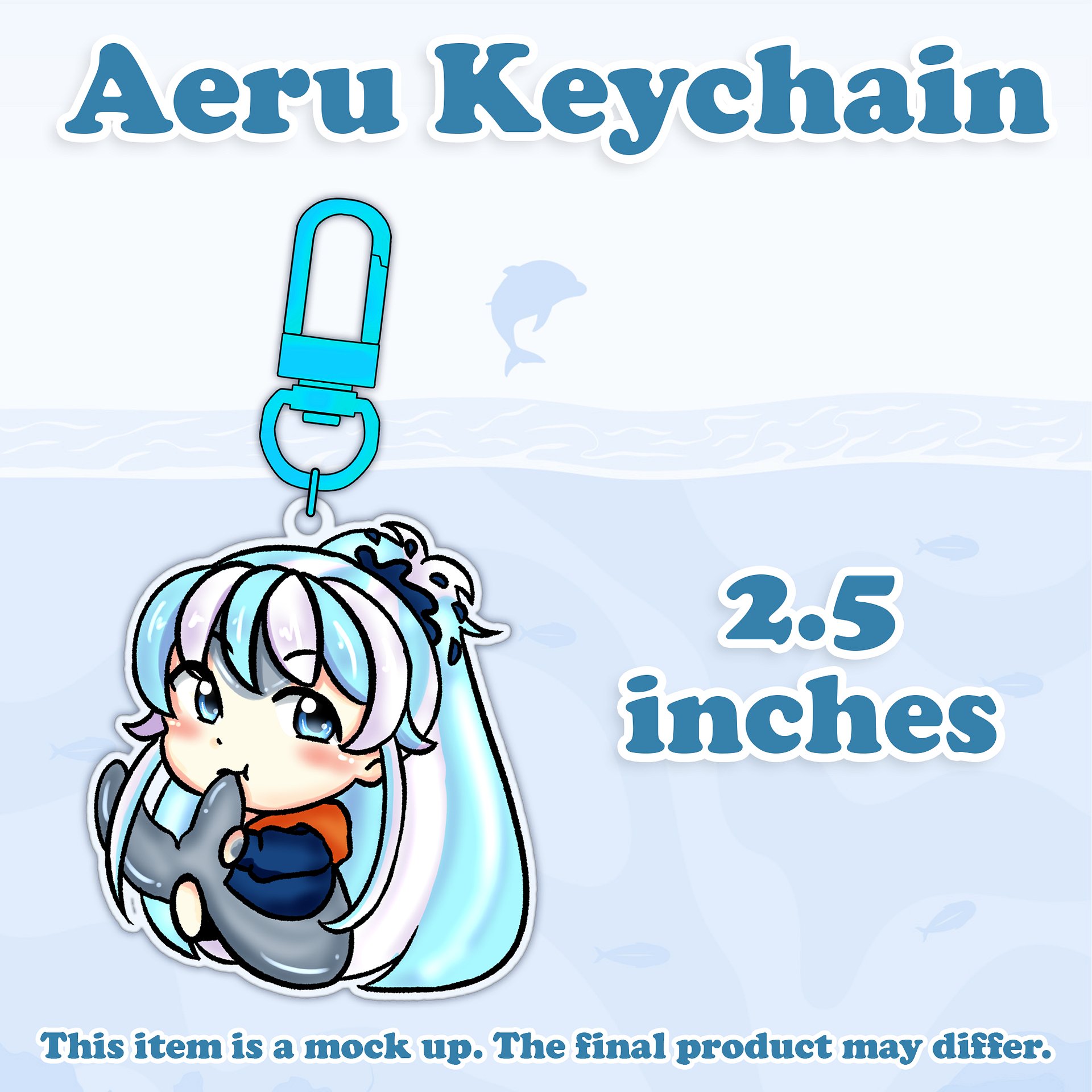Aeru Dolphin Day Keychain [PREORDER] product image (1)