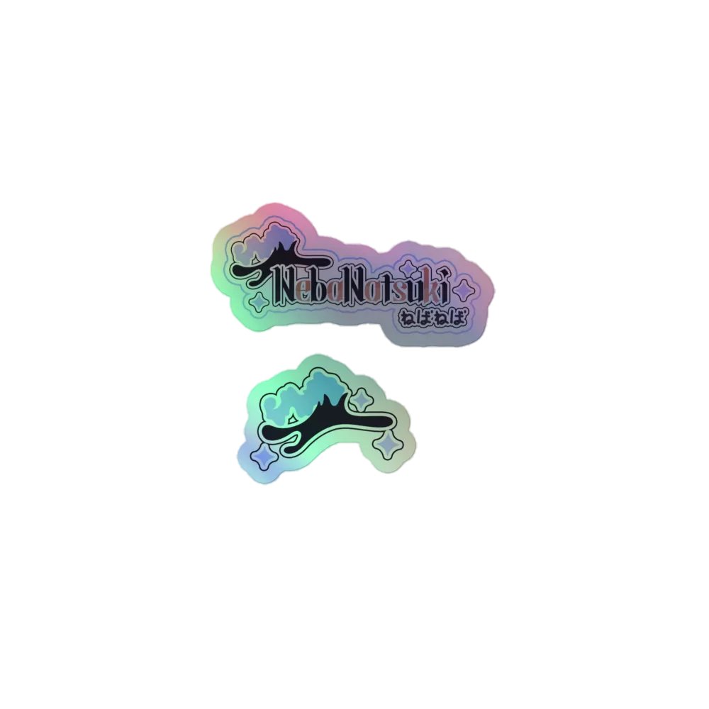 Neba Icon Stickers: Logo and Hat Holo Ver. product image (1)