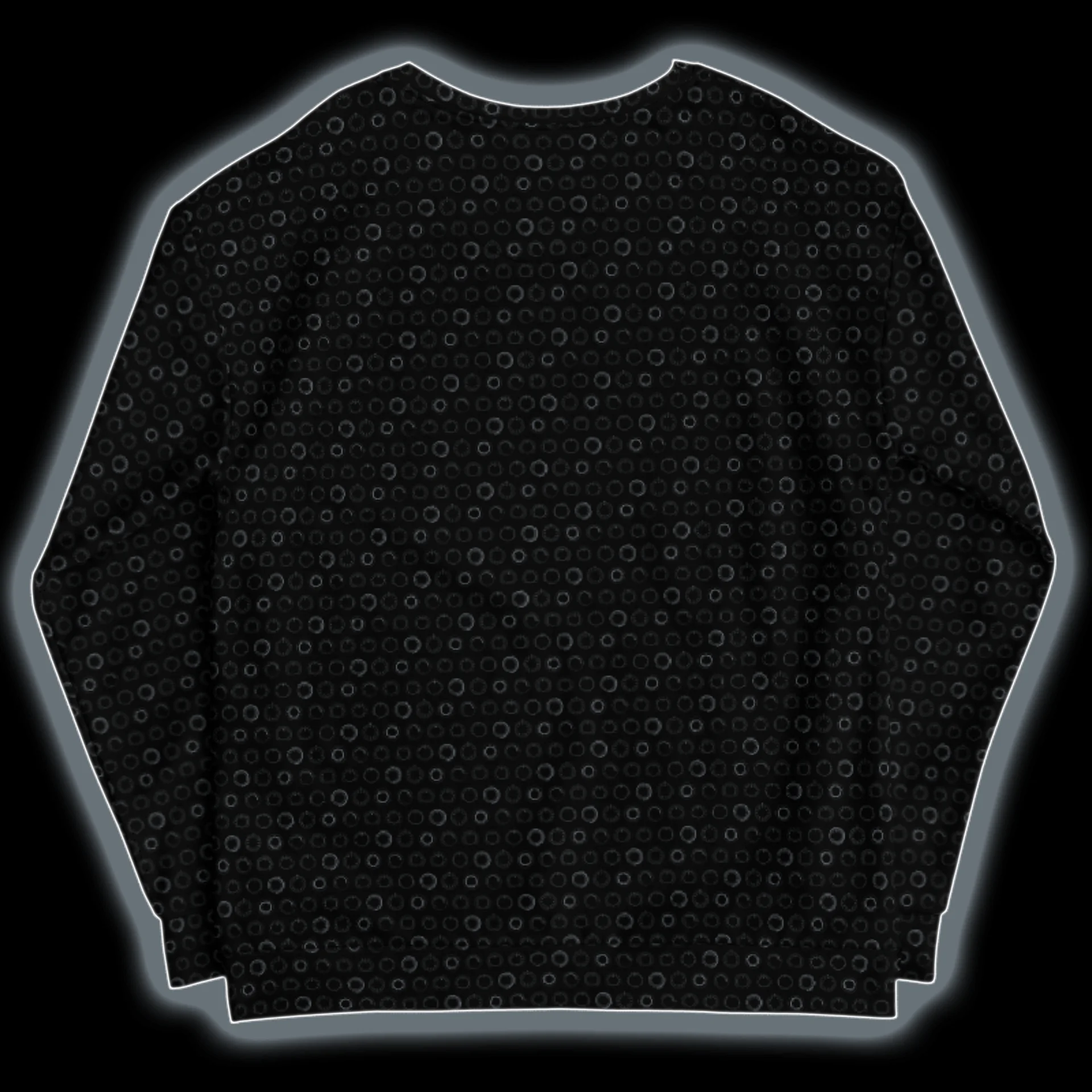 Synthesis Controls Sweatshirt - (7 Modular Synth Dials) MERCURY product image (8)