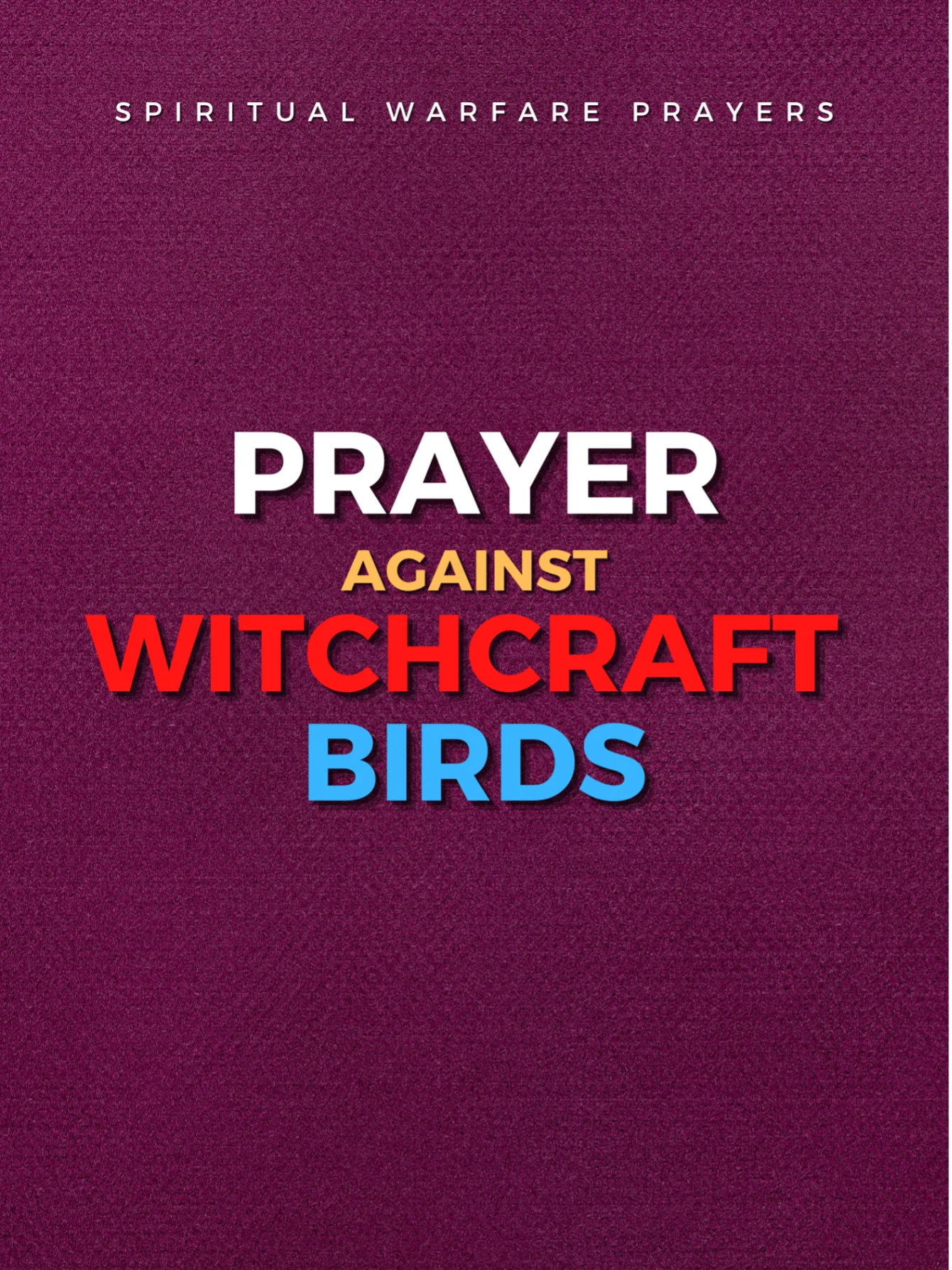 Prayer Against Witchcraft Birds product image (1)