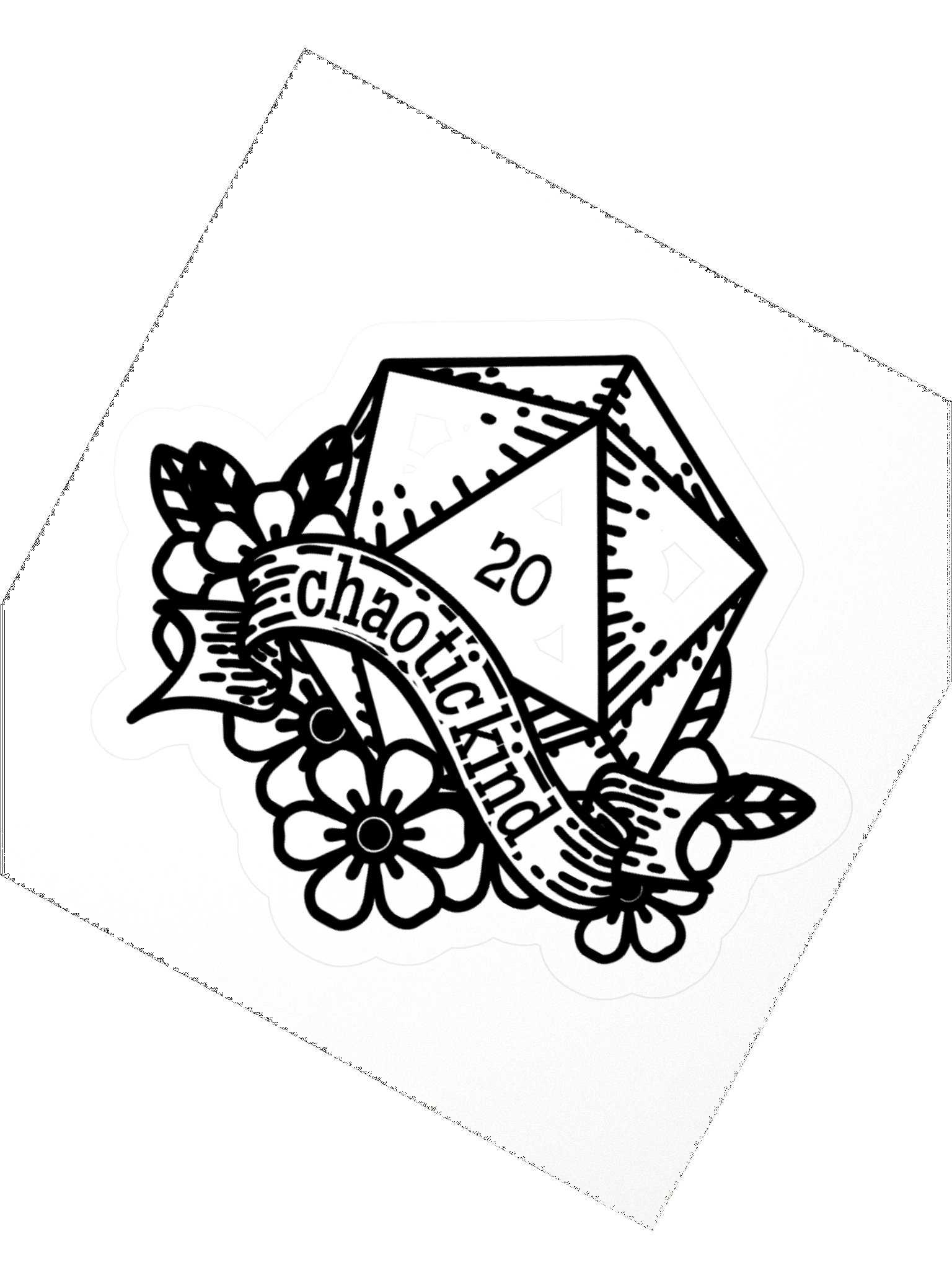 Chaotic Kind Kiss Cut Sticker product image (6)
