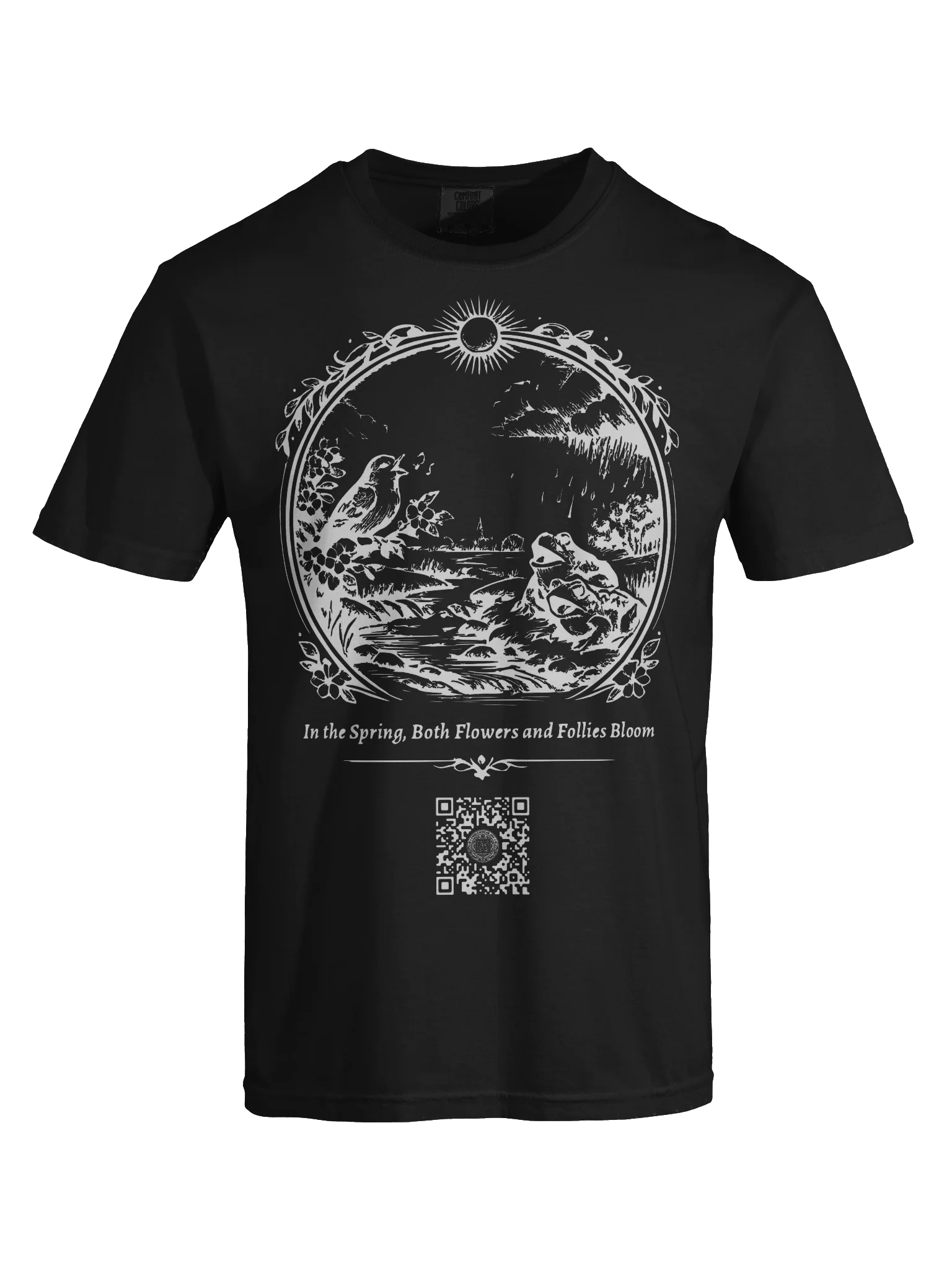 Flowers and Follies (White on Black/Color) product image (7)