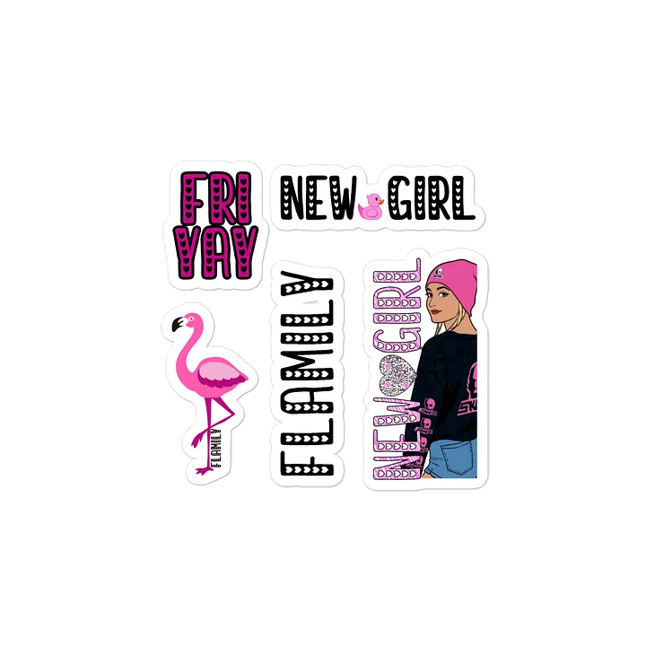 New Girl Sticker Pack product image (1)