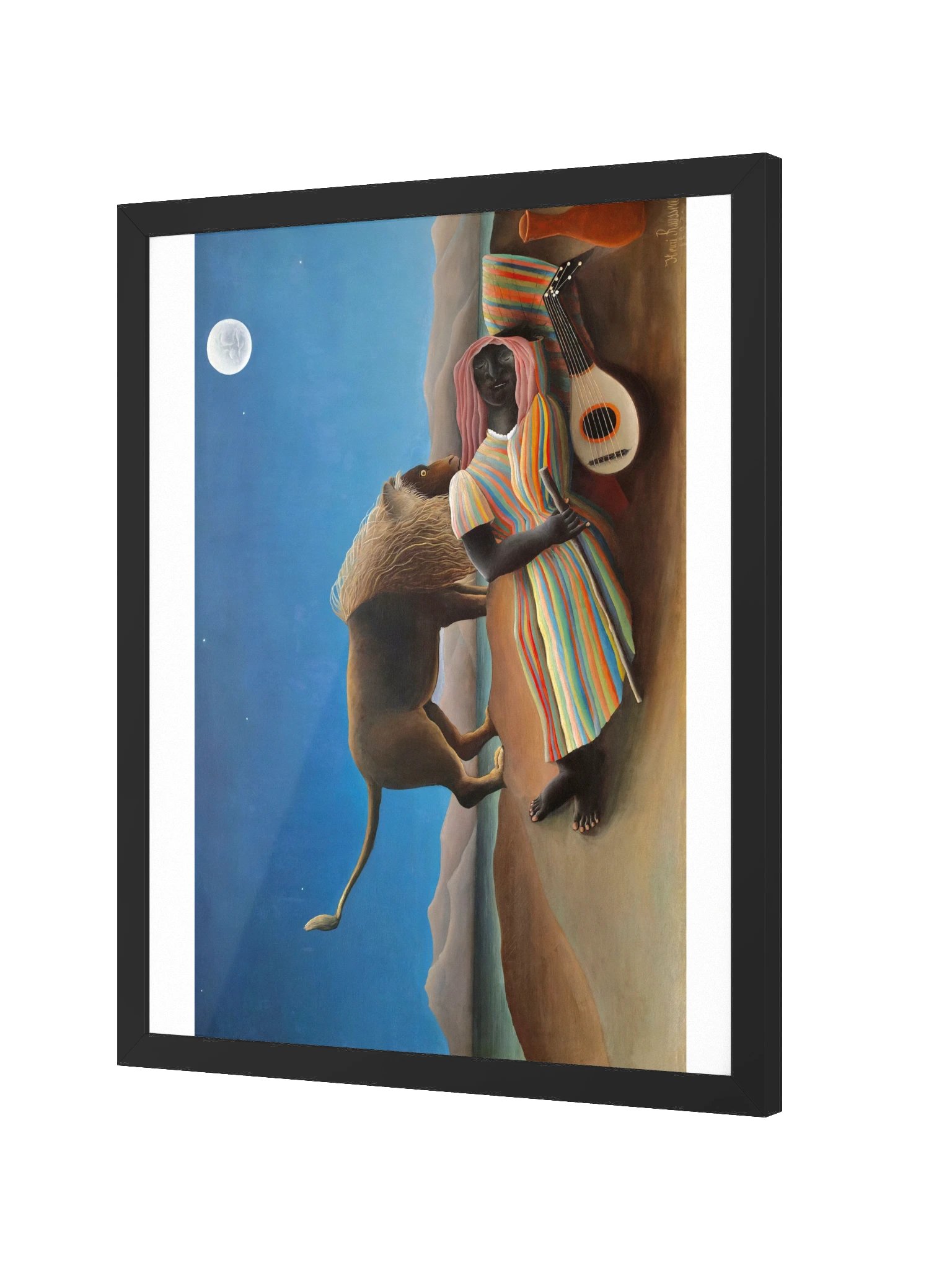 The Sleeping Gypsy — Large Framed Matte Poster product image (6)