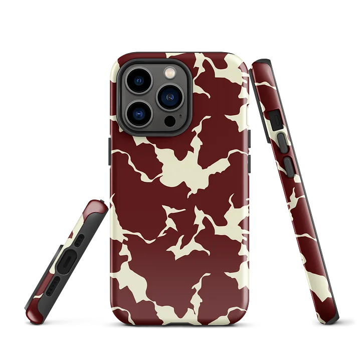 Bordeaux Fractures iPhone Case product image (2)