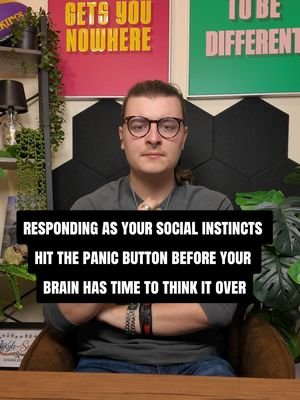 responding as your social instincts hit the panic button before your brain has time to think it over #apd #neurodivergent #hearing #panic #responding 