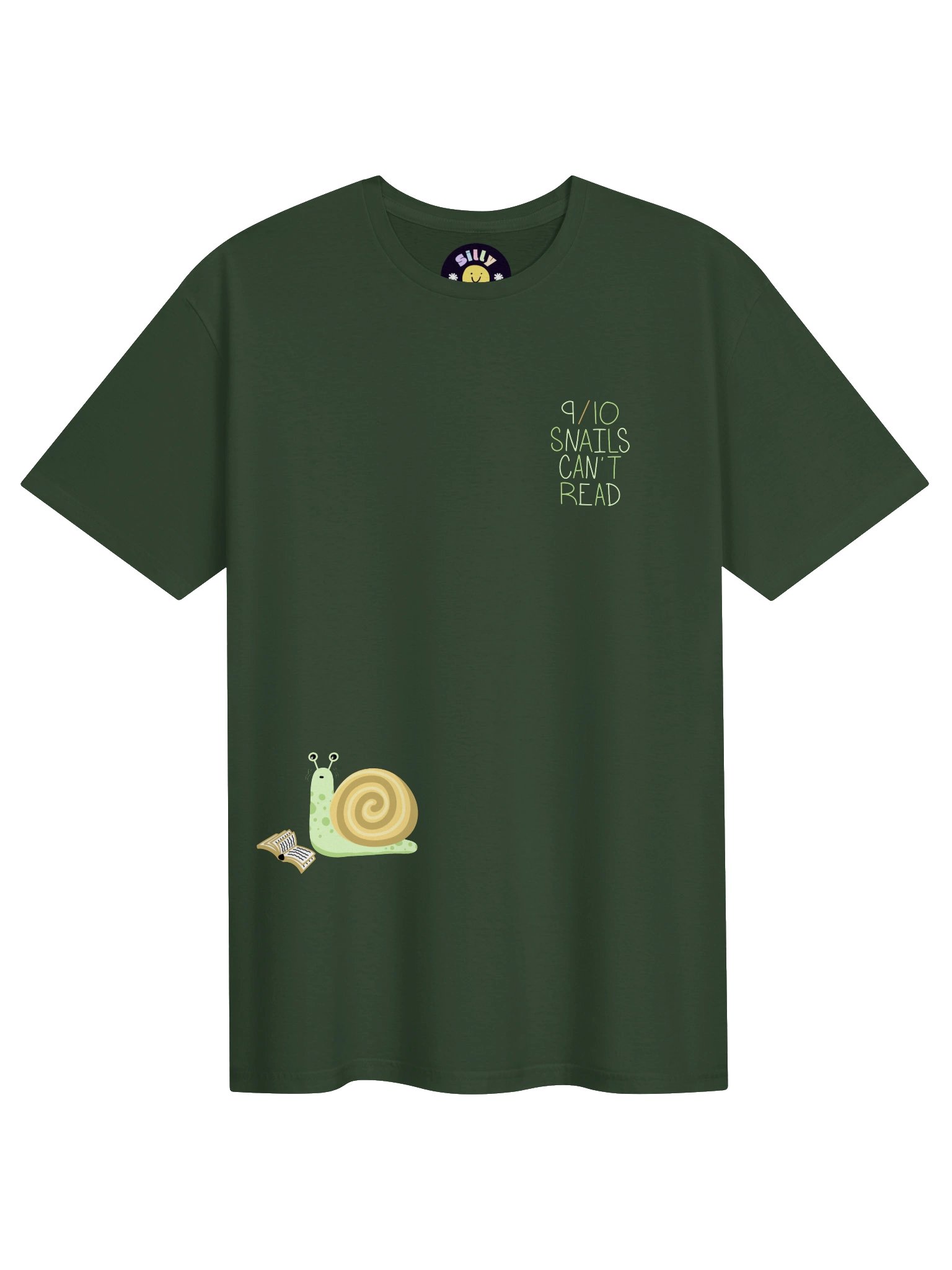 9/10 Snails Can't Read - Tee product image (1)