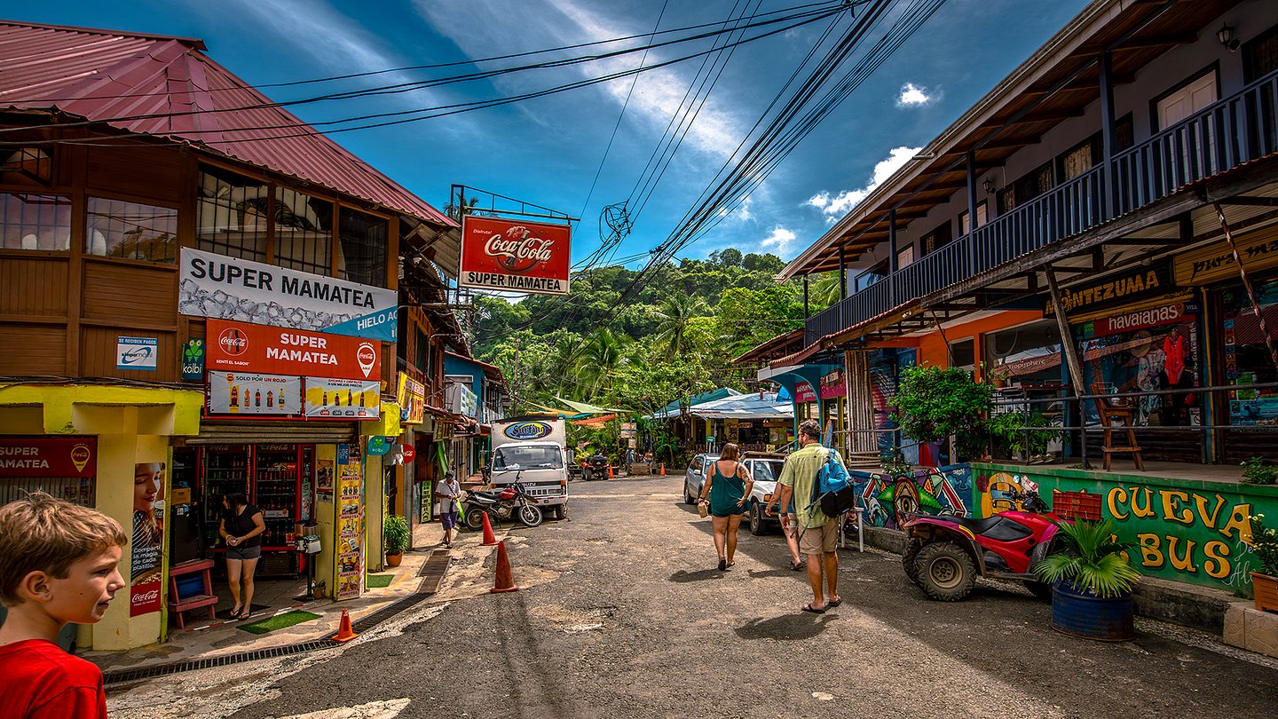 A Montezuma street, Costa Rica