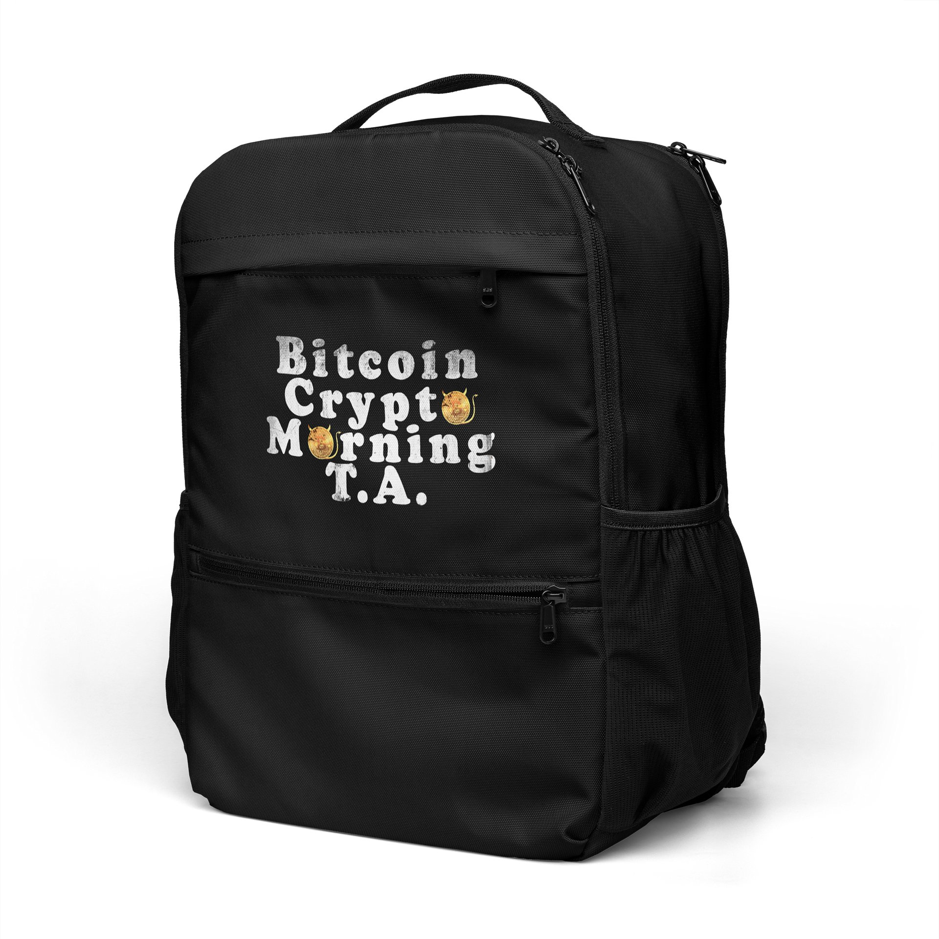 Bitcon Crypto Morning T.A. Backpack product image (5)