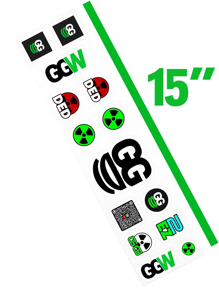 Good Gaming World Sticker Sheet product image (1)