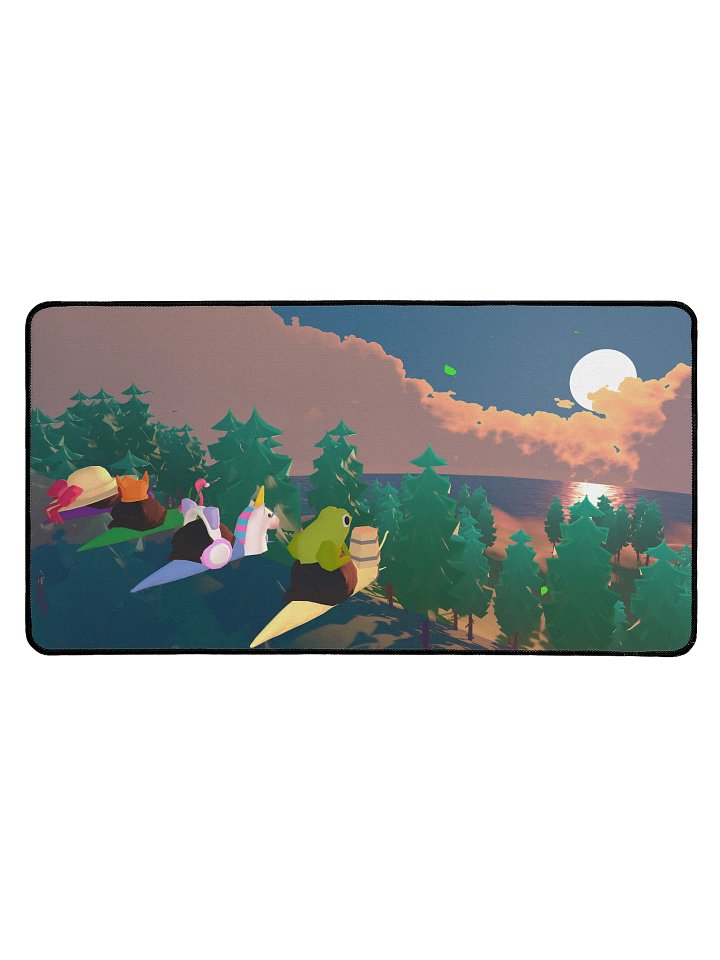 Four Snail Friends Desk Mat product image (1)