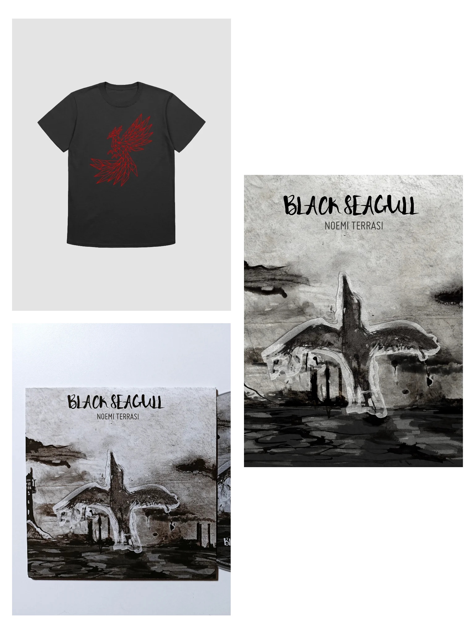 Black Seagull CD + Digital Download & T-Shirt product image (1)