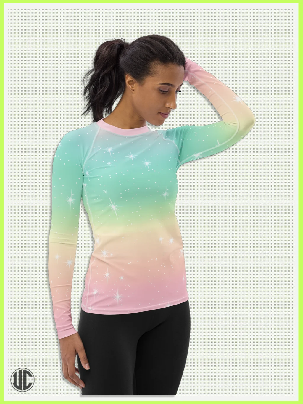 Aurora Glow - Women's Rash Guard product image (1)
