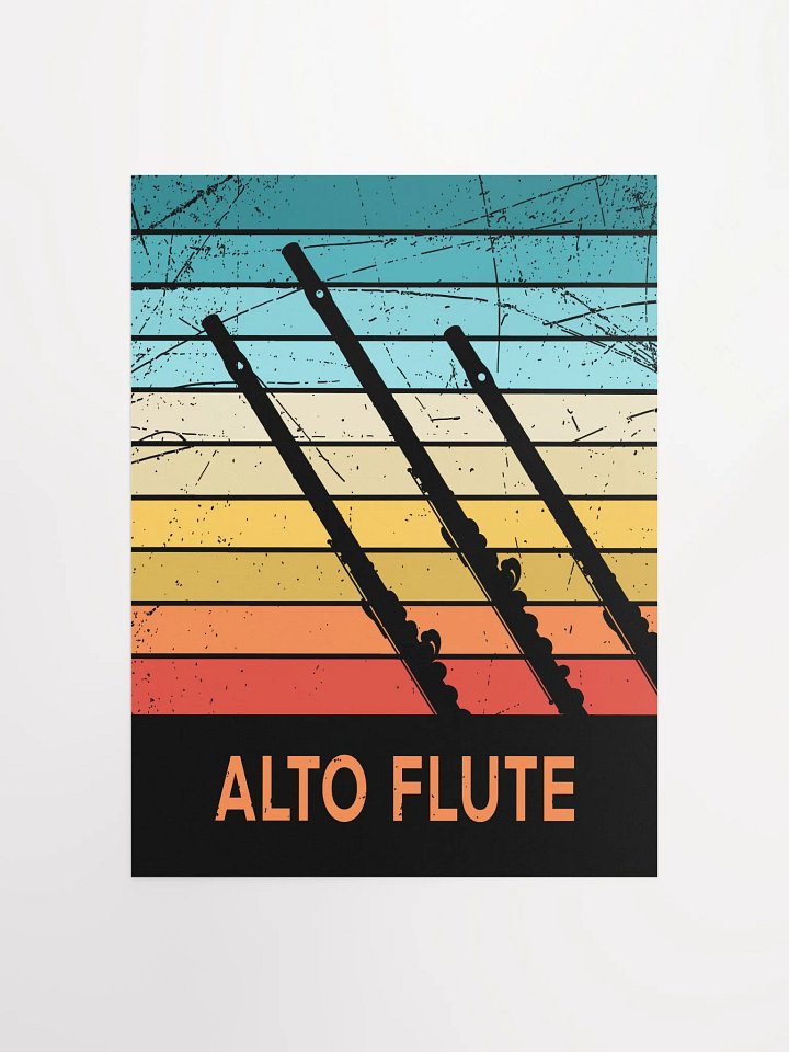 Small Abstract Flute Poster - Alto product image (1)