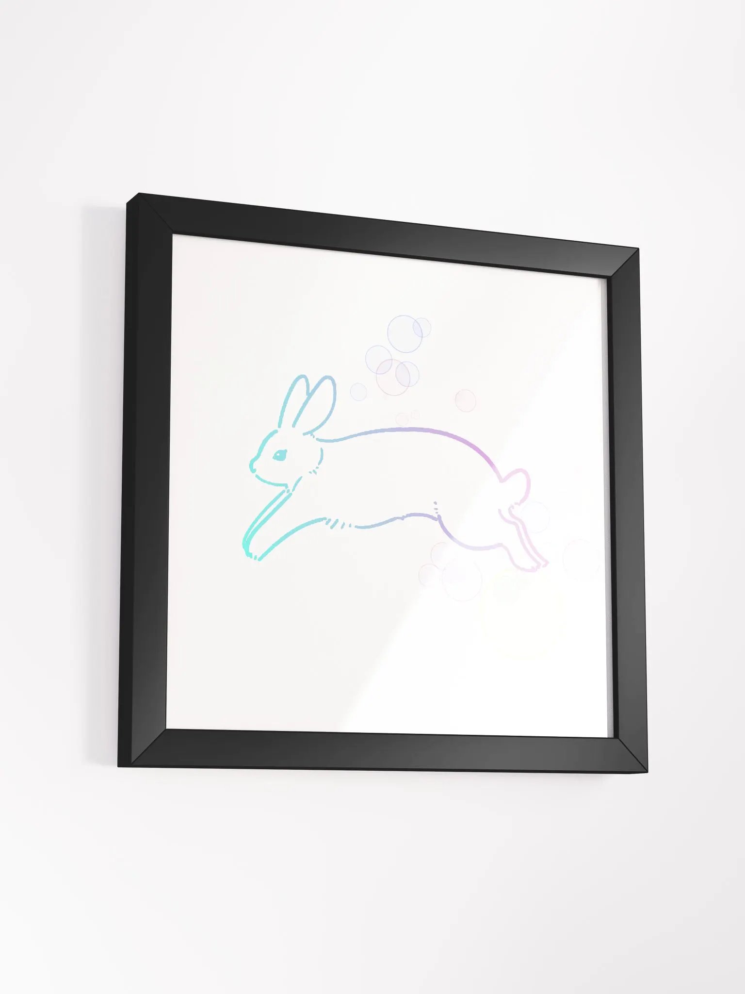 Bubble Bunny Framed Picture product image (3)
