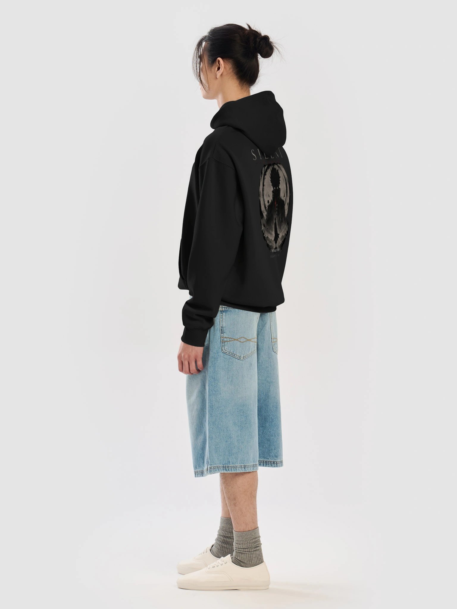 Silent Power. - Heavyweight Oversized Hoodie product image (8)