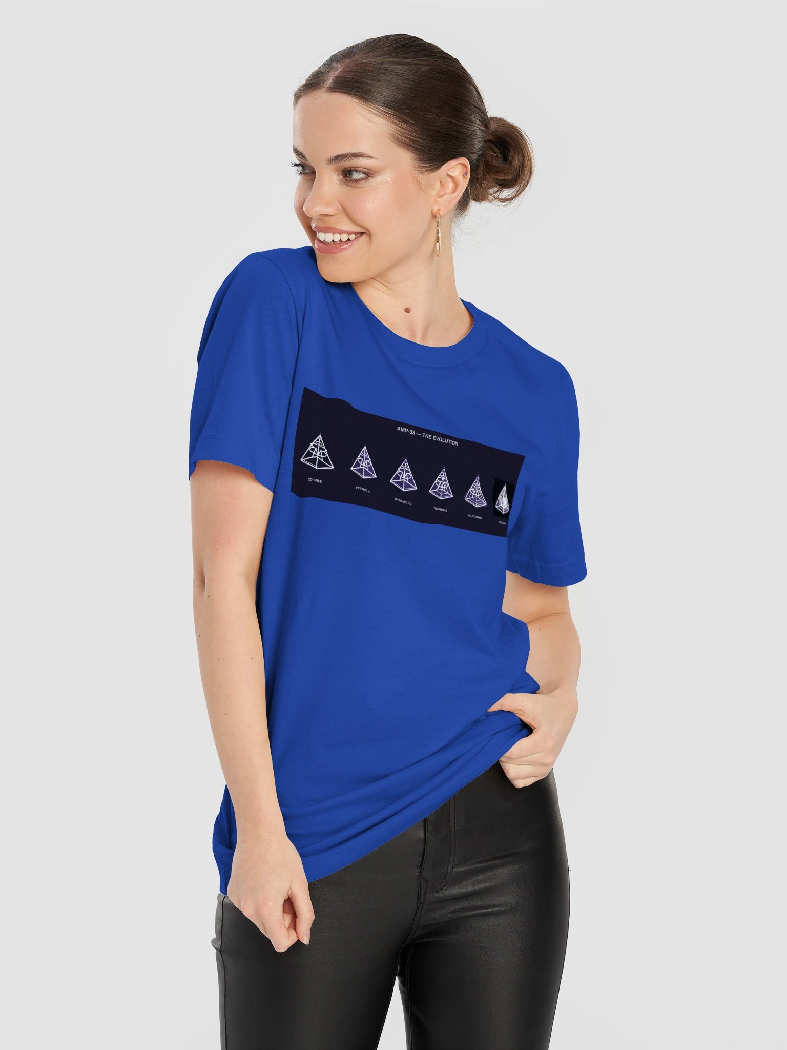 AMP-33 — The Evolution Tee — Blue product image (11)