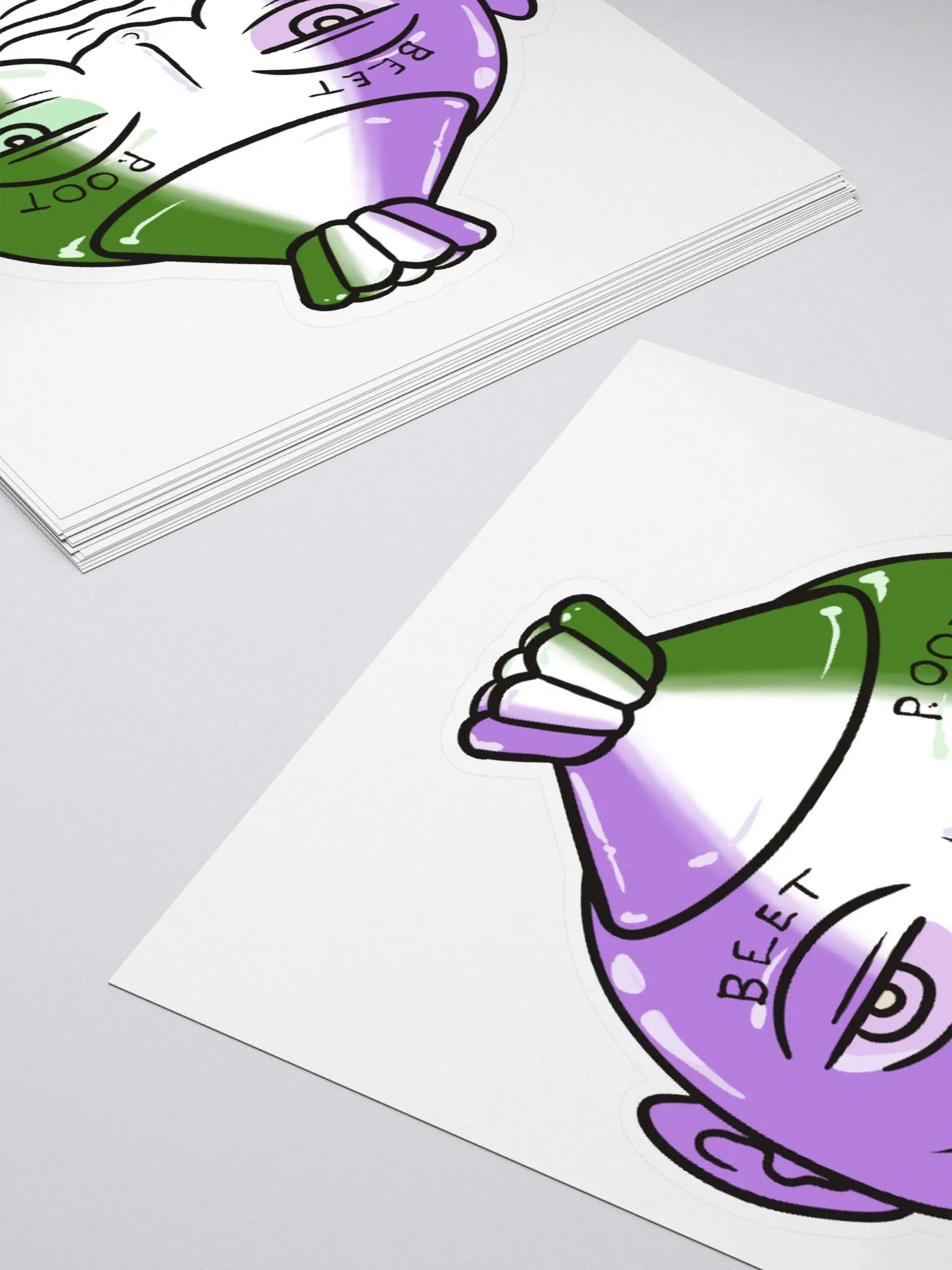 Genderqueer Poot bubble free stickers product image (4)