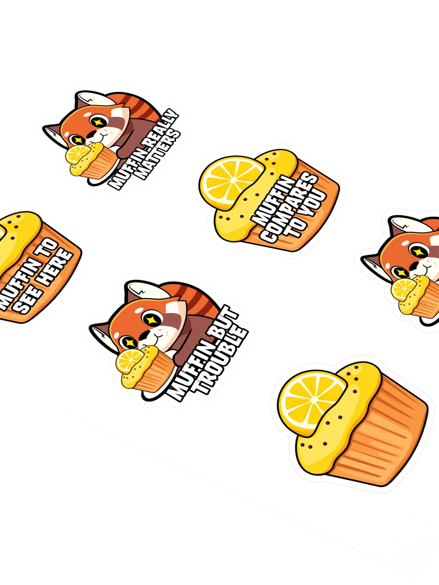 Sticker Sheet 6 - Muffins! product image (3)