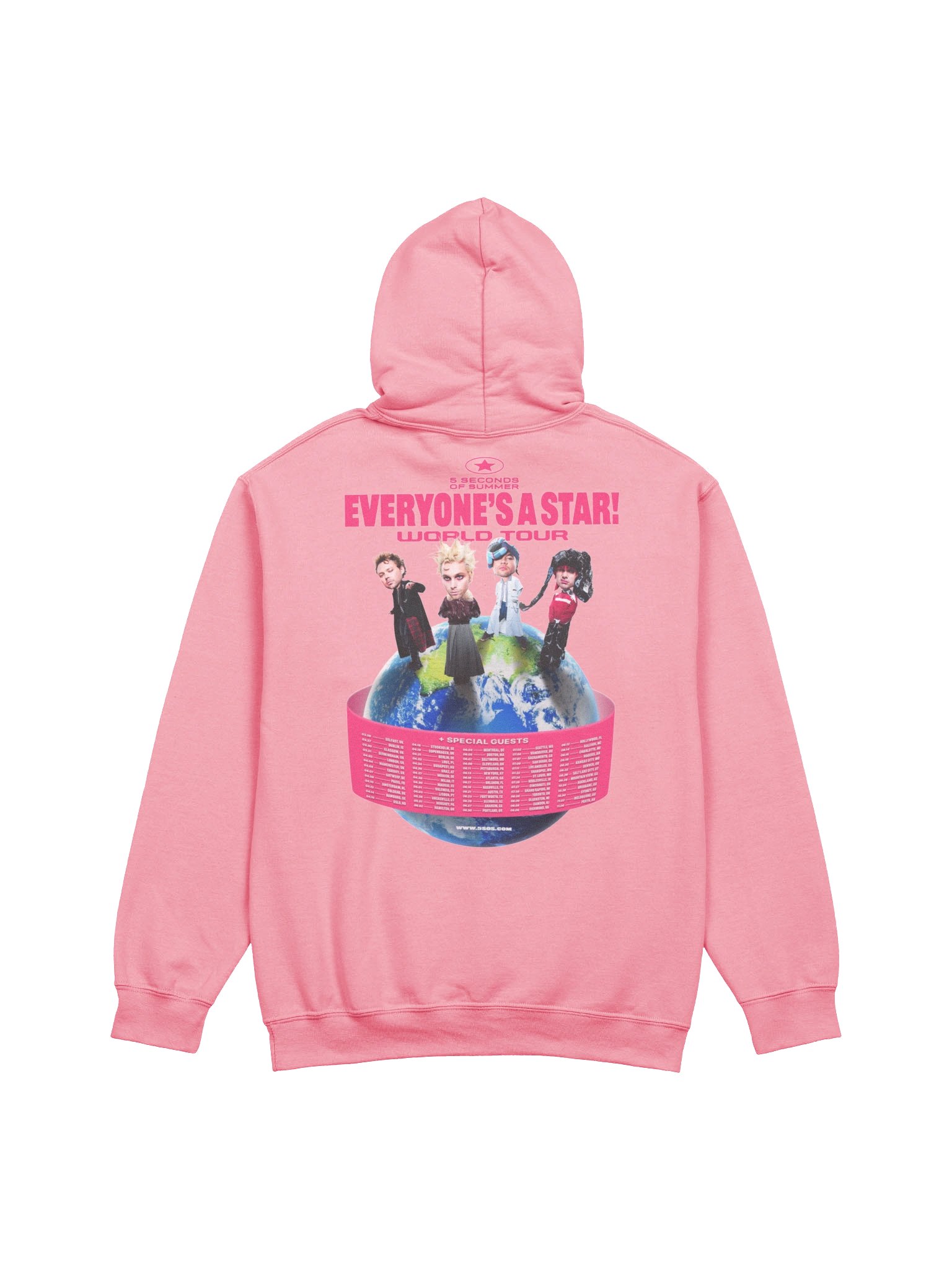 5 Seconds Of Summer Everyone’s A Star World Tour 2026 Hoodie product image (2)