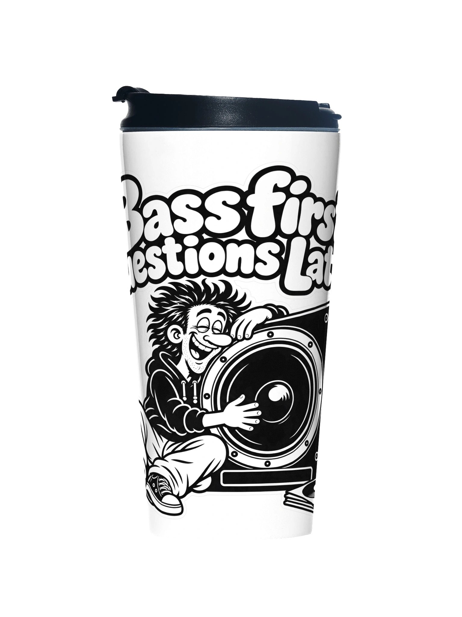Bass First Questions Later - Travel Cup product image (1)