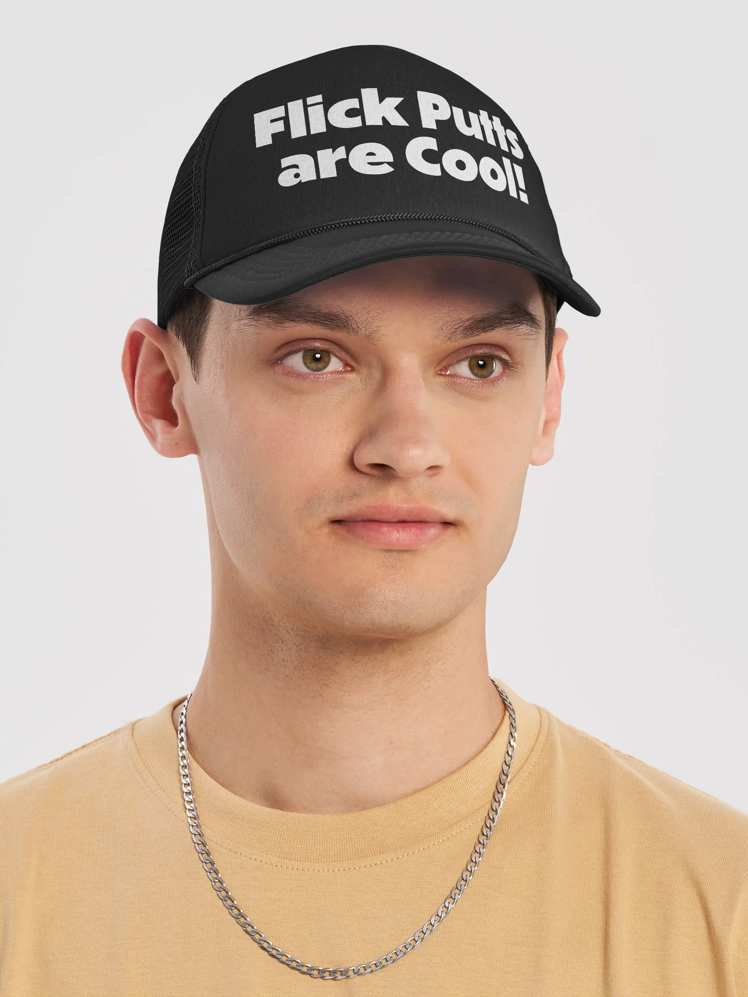 Cool Flick Puffs Foam Trucker Hat product image (5)