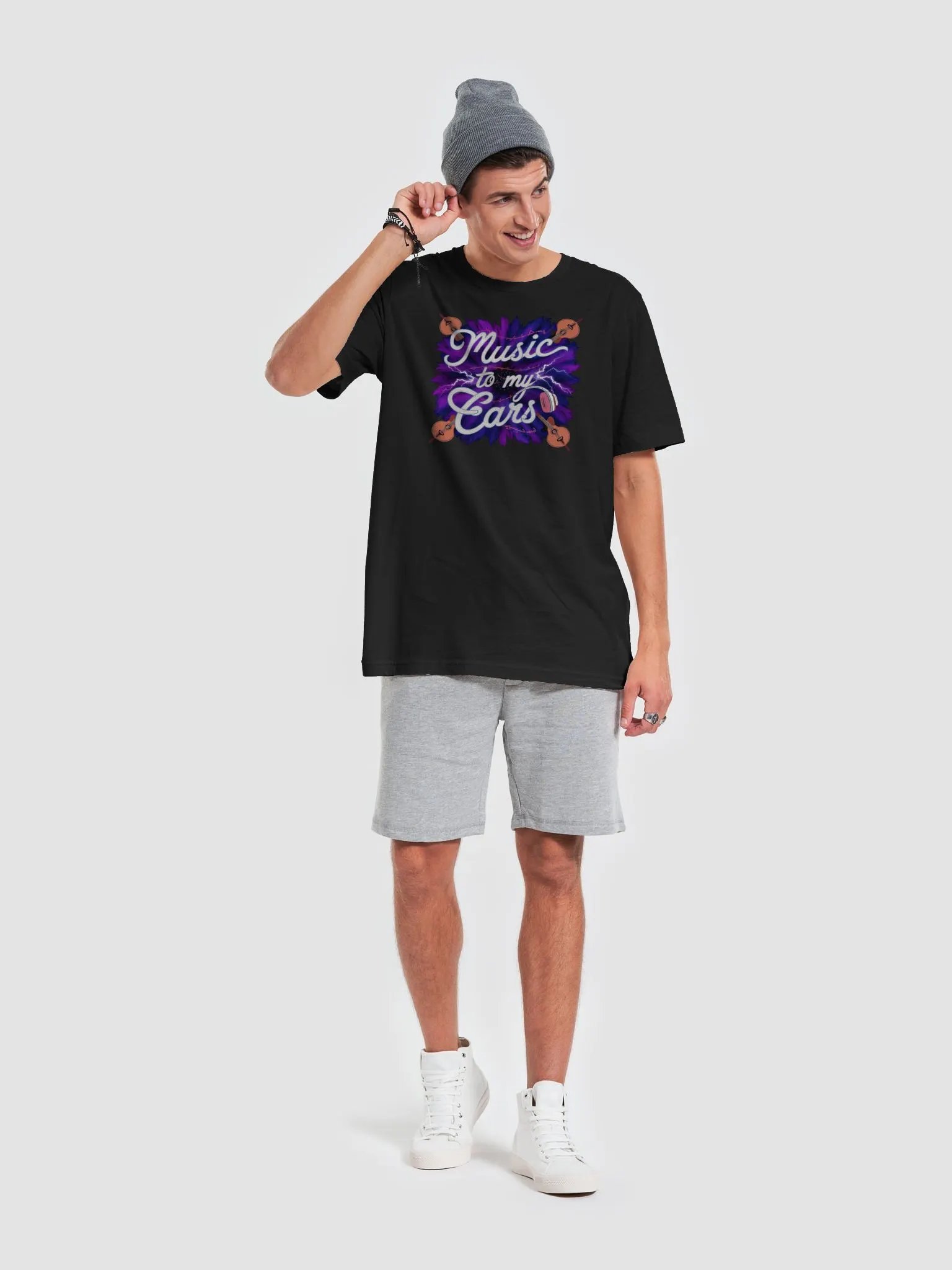 Graphic Grove 'Music to my Ears' Music Lover T-Shirt - Unisex product image (1)